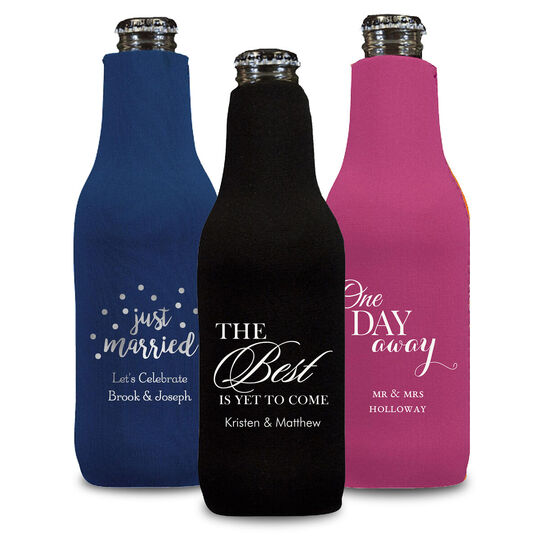 Design Your Own Wedding Bottle Huggers