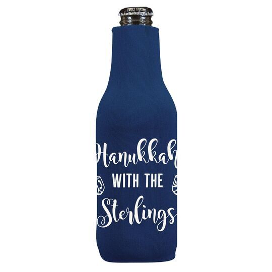 Hanukkah Dreidels Bottle Huggers