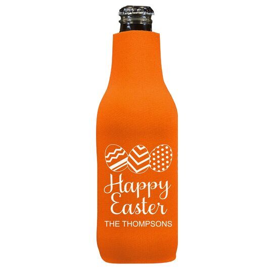 Decorated Easter Eggs Bottle Huggers