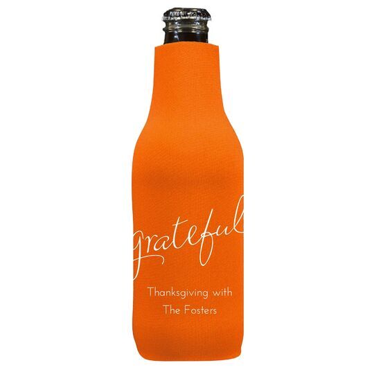 Expressive Script Grateful Bottle Huggers