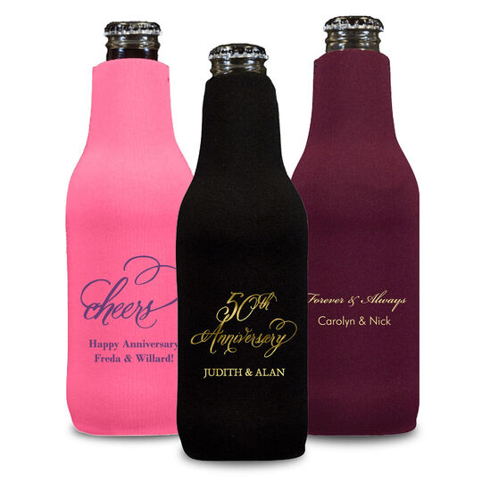 Design Your Own Anniversary Bottle Huggers