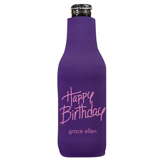 Fun Happy Birthday Bottle Huggers
