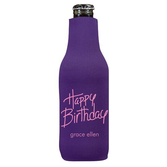 Fun Happy Birthday Bottle Huggers