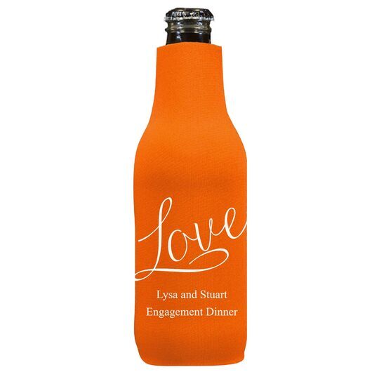 Expressive Script Love Bottle Huggers