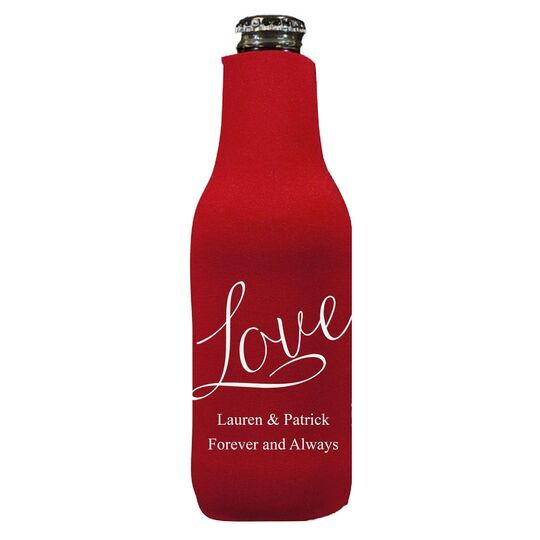 Expressive Script Love Bottle Huggers