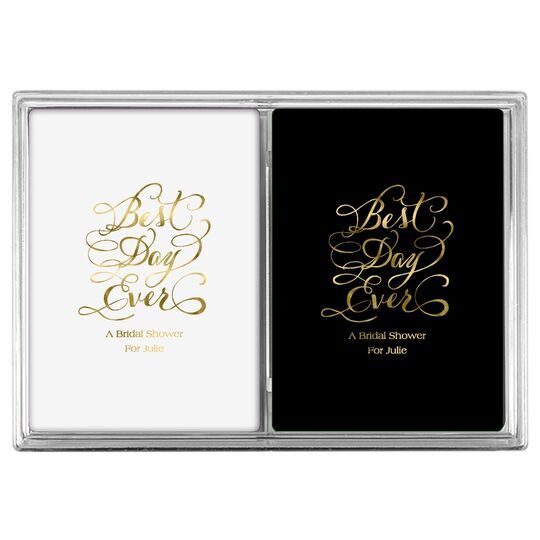 Whimsy Best Day Ever Double Deck Playing Cards