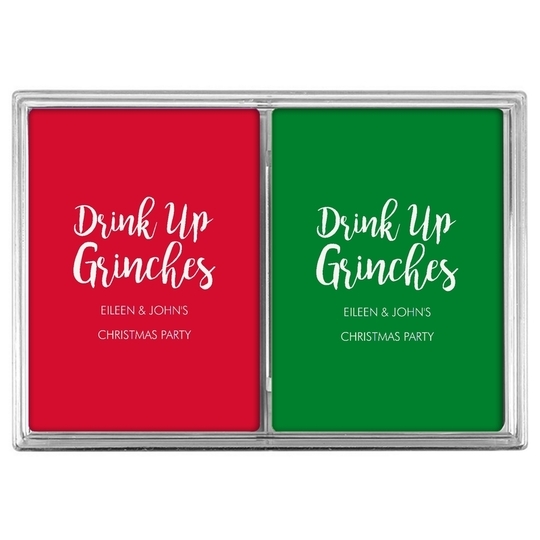 Drink Up Grinches Double Deck Playing Cards