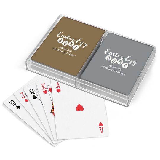 Easter Egg Hunt Double Deck Playing Cards