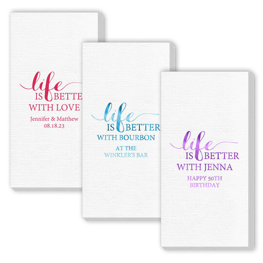 Life Is Better Deville Guest Towels