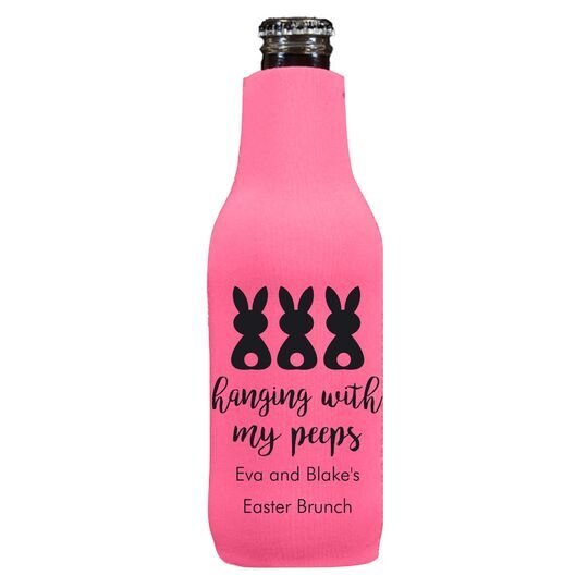 Hanging With My Peeps Easter Bottle Huggers