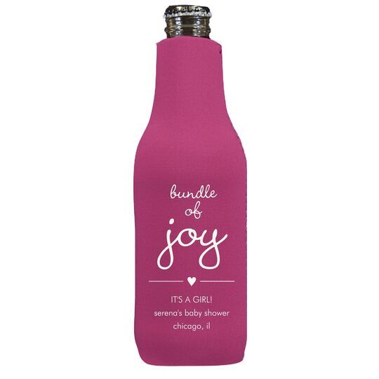 Heart Bundle of Joy Bottle Huggers