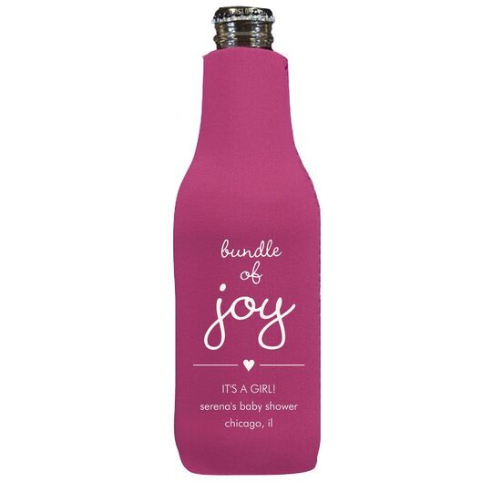 Heart Bundle of Joy Bottle Huggers