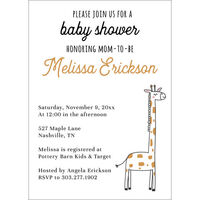 Giraffe Invitations