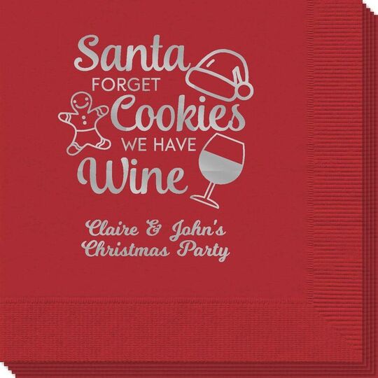 Santa Forget Cookies Napkins