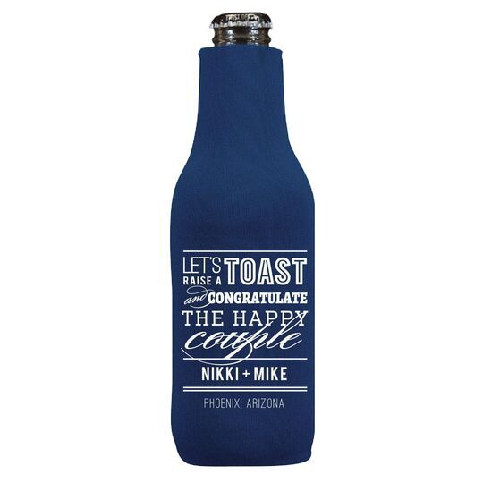 Let's Raise a Toast Bottle Huggers