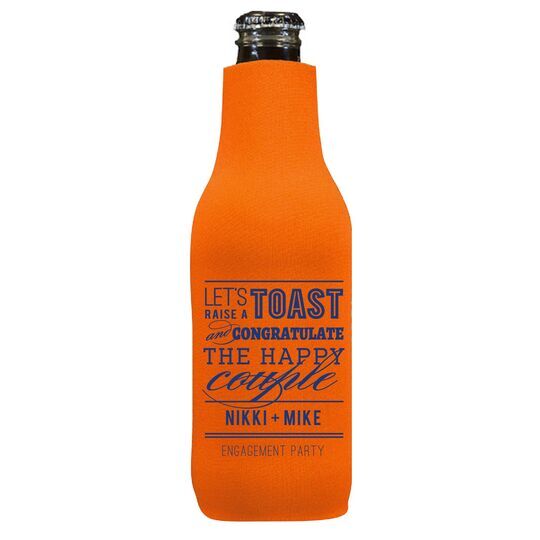 Let's Raise a Toast Bottle Huggers