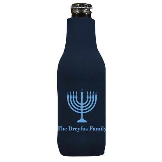 Lights of the Menorah Bottle Huggers