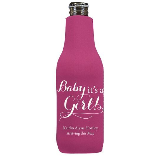 It's A Girl Bottle Huggers