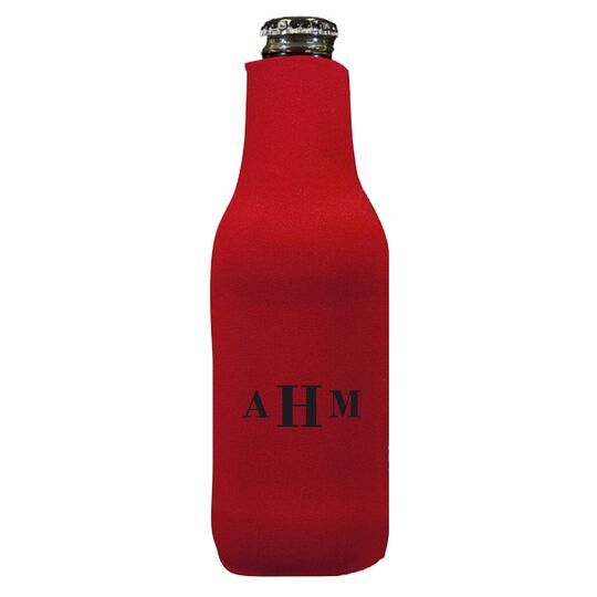 Sophisticated Monogram Bottle Huggers