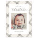 Subtle Plaid Flat Holiday Photo Cards Image 1 of 2