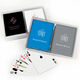 Pick Your Three Letter Monogram Style with Text Double Deck Playing Cards Image 1 of 2