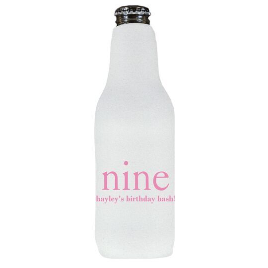 Select Your Big Number Bottle Huggers