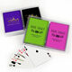 Design Your Own Bridal Shower Double Deck Playing Cards Image 2 of 2