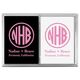 Framed Rounded Monogram with Text Double Deck Playing Cards Image 2 of 3