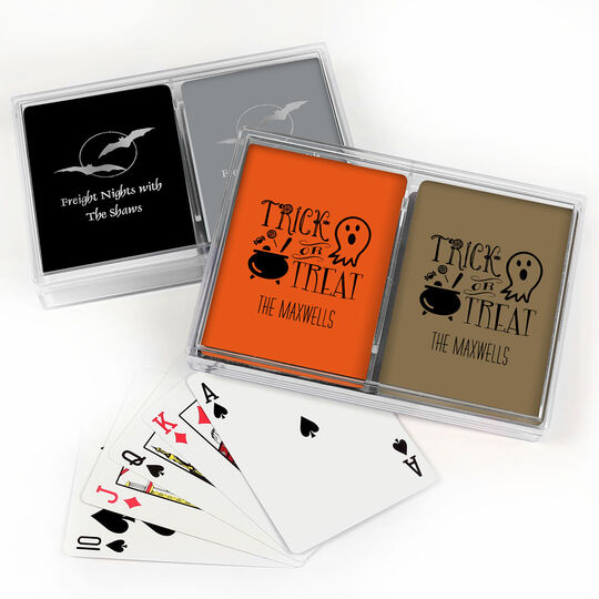 Design Your Own Halloween Double Deck Playing Cards