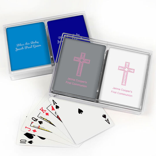 Design Your Own Christian Celebration Double Deck Playing Cards