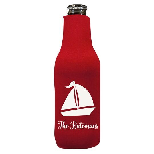 Sailboat Silhouette Bottle Huggers