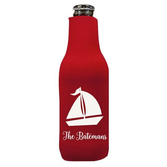 Sailboat Silhouette Bottle Huggers