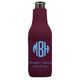 Rounded Monogram with Text Bottle Huggers Image 1 of 2