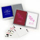 Design Your Own Wedding Double Deck Playing Cards Image 1 of 2