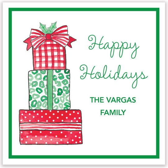 All Wrapped Up Holiday Gift Stickers