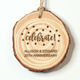 Confetti Dot Celebrate Real Wood Ornament Image 1 of 2