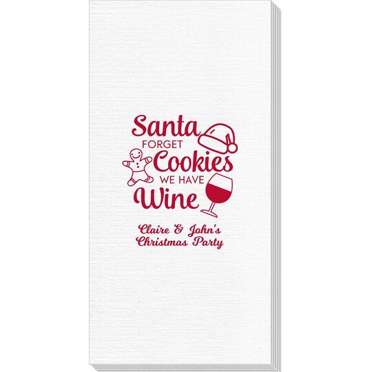 Santa Forget Cookies Deville Guest Towels