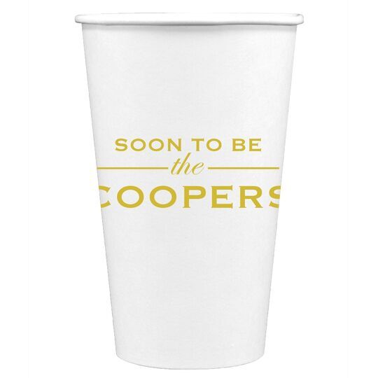 Soon To Be Paper Coffee Cups