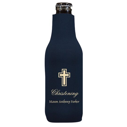 Outlined Cross Bottle Huggers