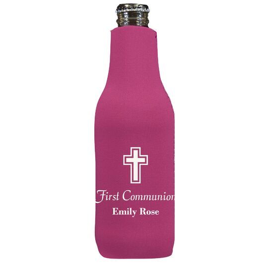 Outlined Cross Bottle Huggers