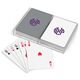 4 Initial Rounded Monogram Double Deck Playing Cards Image 1 of 2