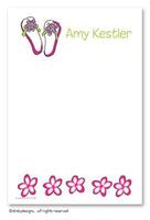 Flippin' flops Memo Sheets with Acrylic Holder
