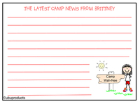 Camp Note Cards Set
